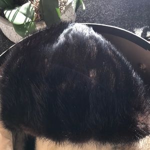 Dark Brown Vintage Fur Hat